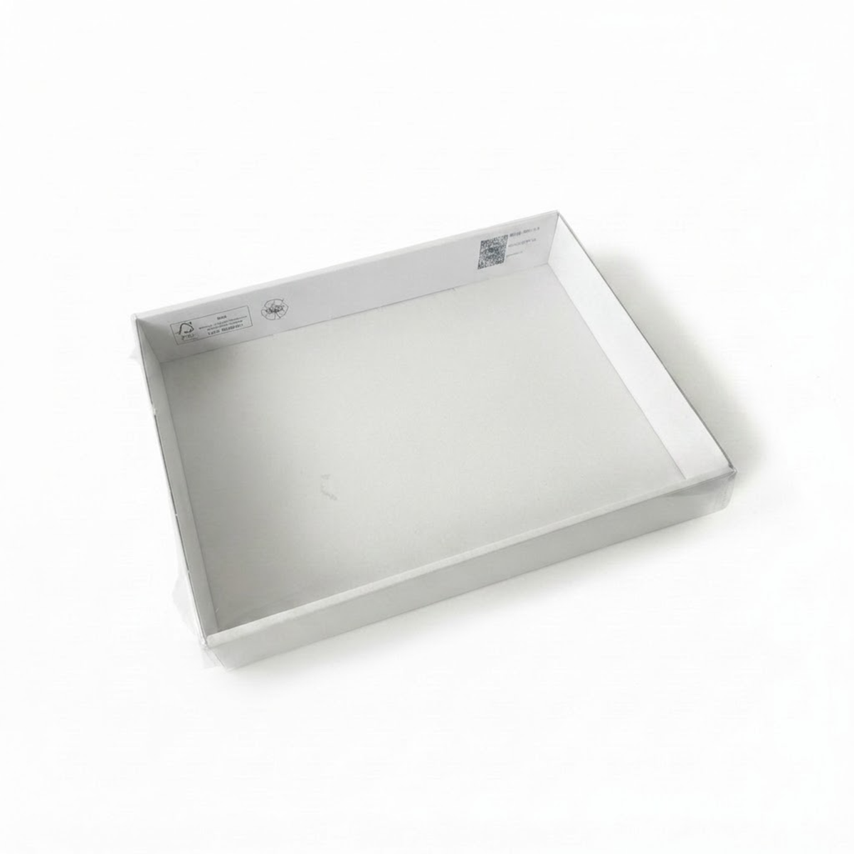 Kutija sa prozirnim poklopcem 302x215x45mm bijela